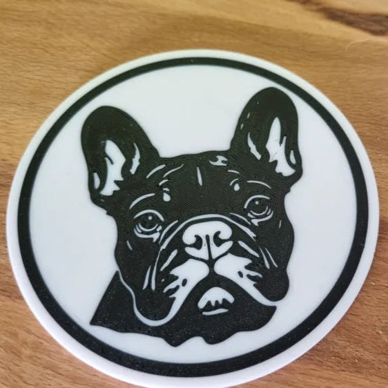 x4 Dog Coaster Set & Holder