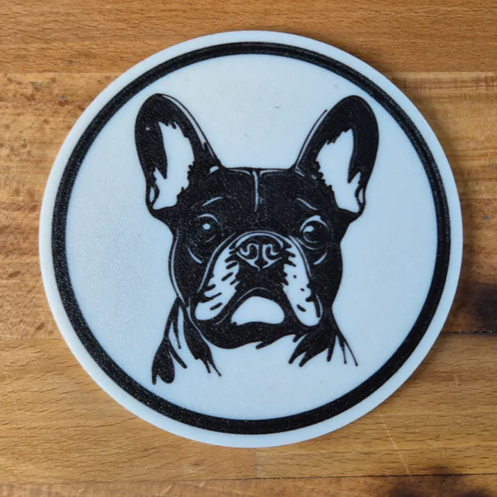 x4 Dog Coaster Set & Holder