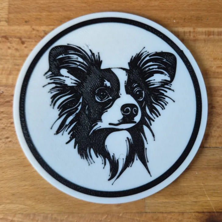 x4 Dog Coaster Set & Holder