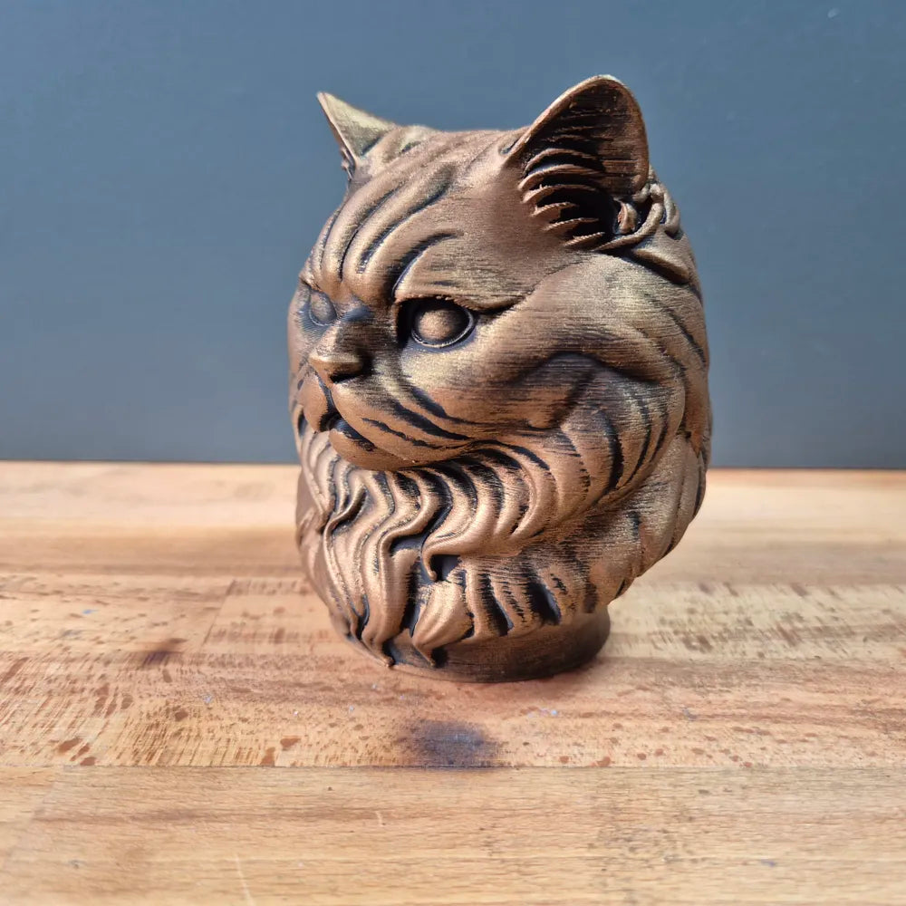 British Longhair Cat Bust
