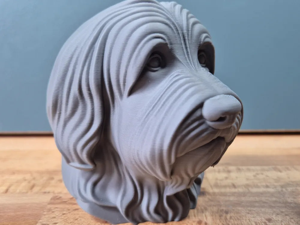 Bearded Collie Bust