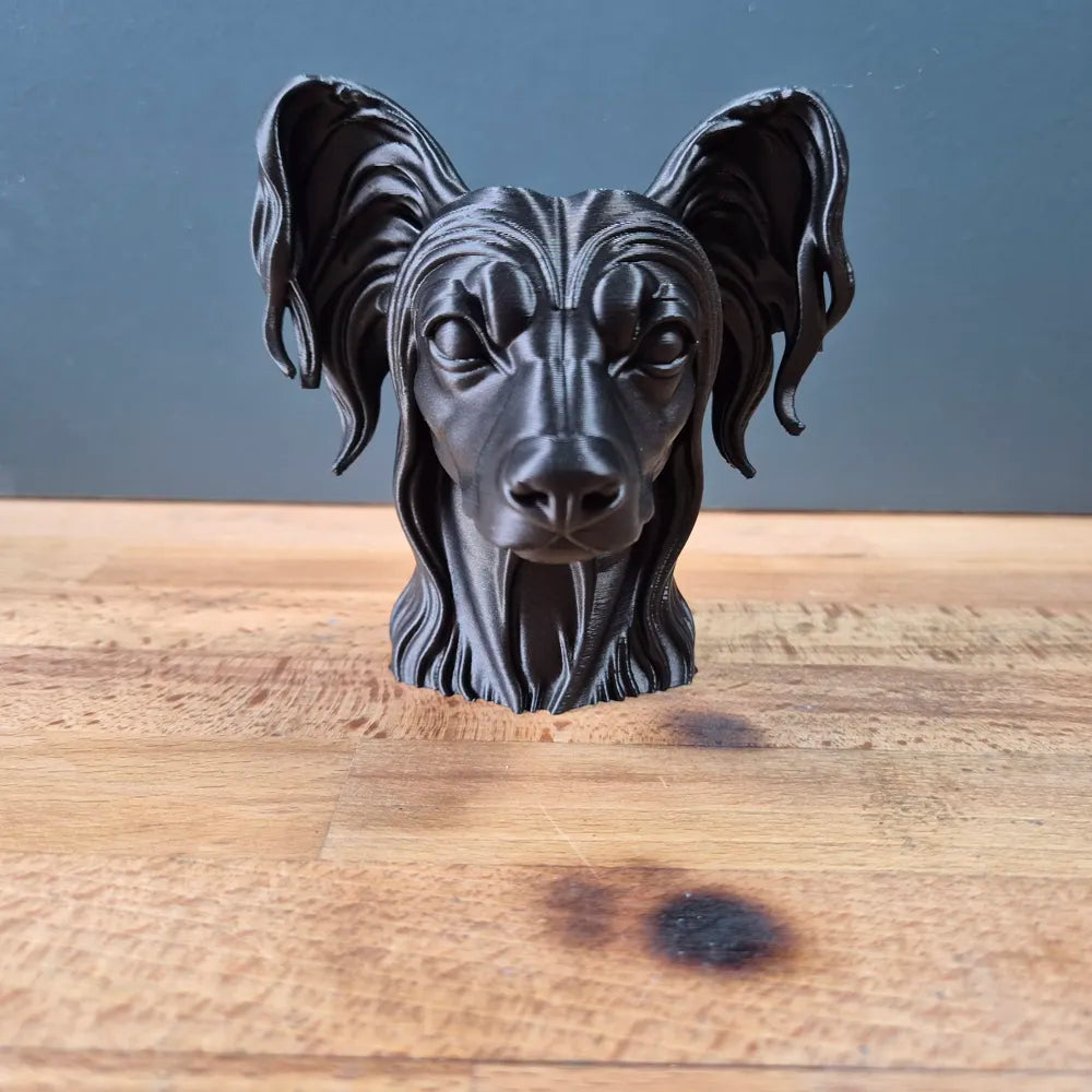 Chinese Crested Bust