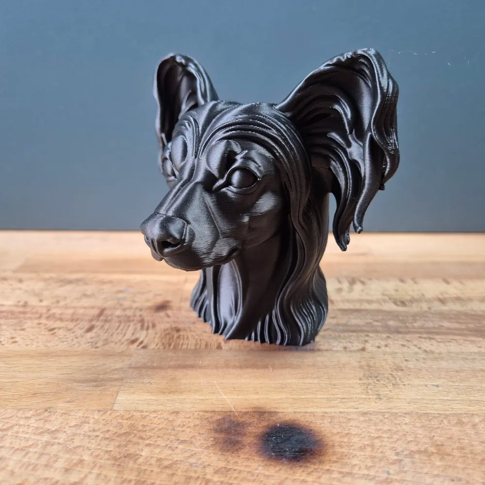 Chinese Crested Bust