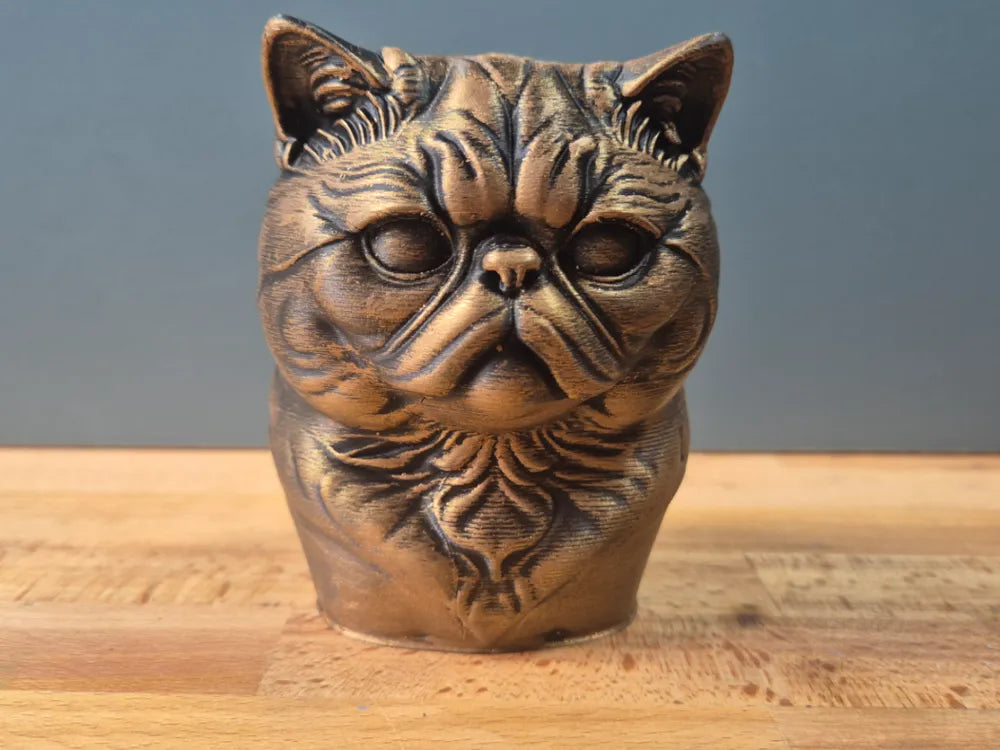 Exotic Shorthair Cat Bust