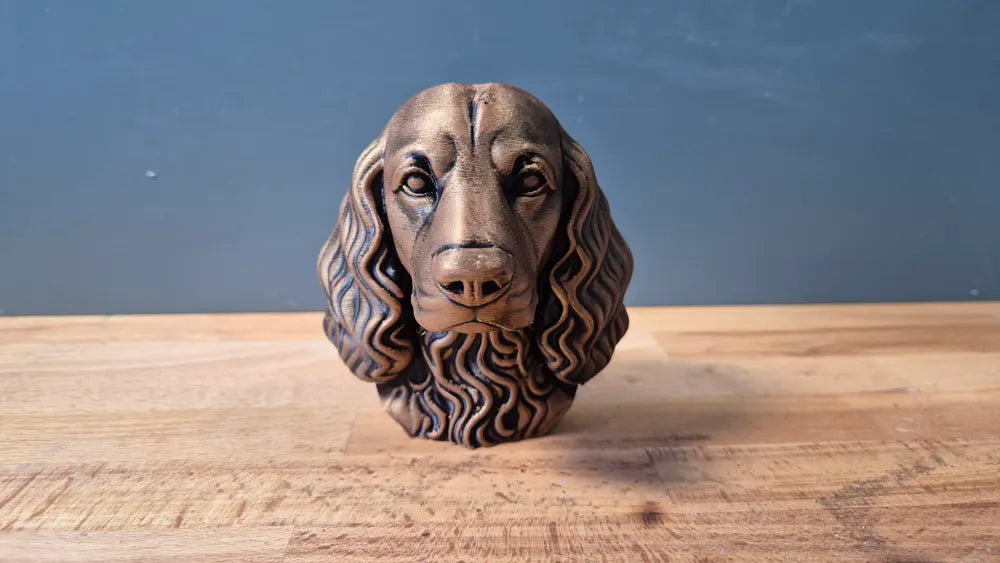 Field Spaniel Bust
