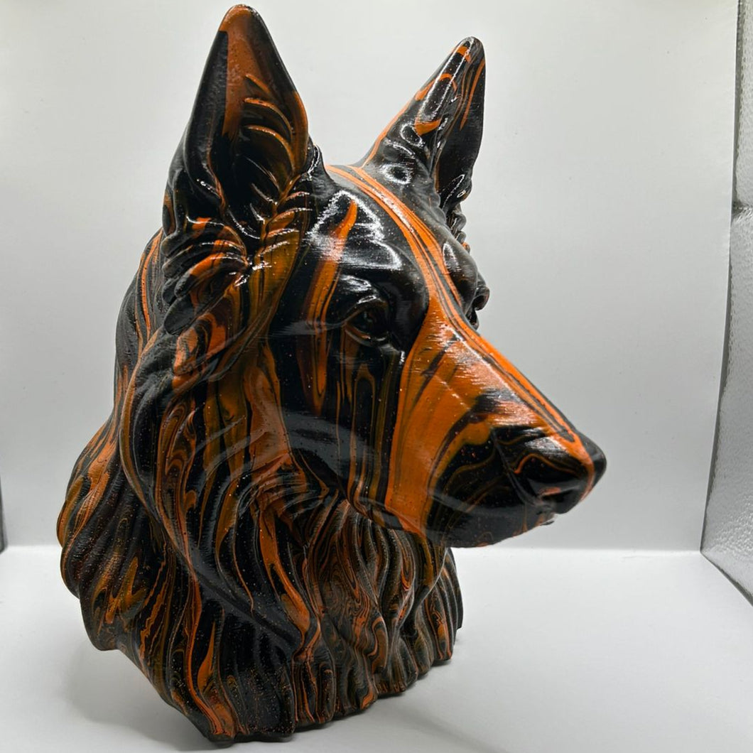German Shepherd Bust