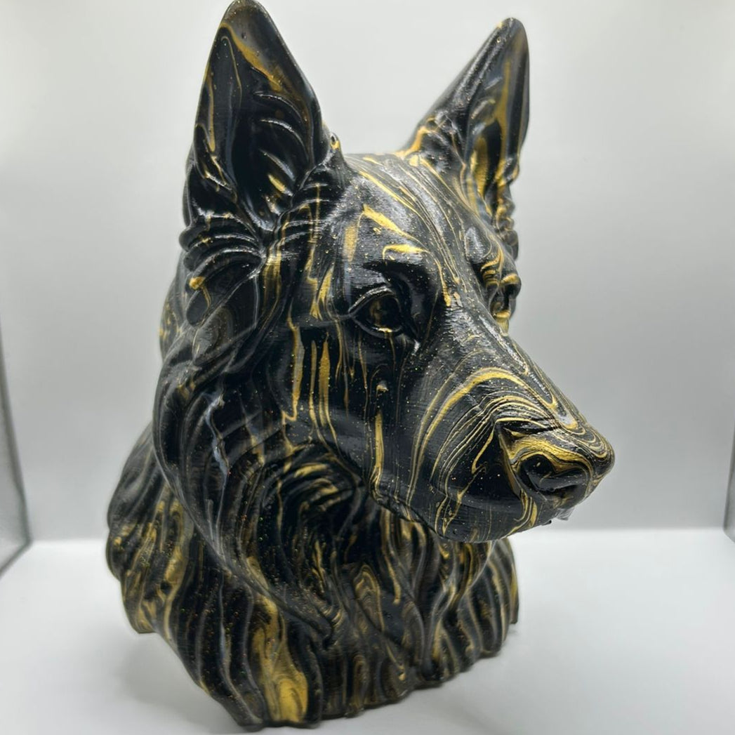 German Shepherd Bust
