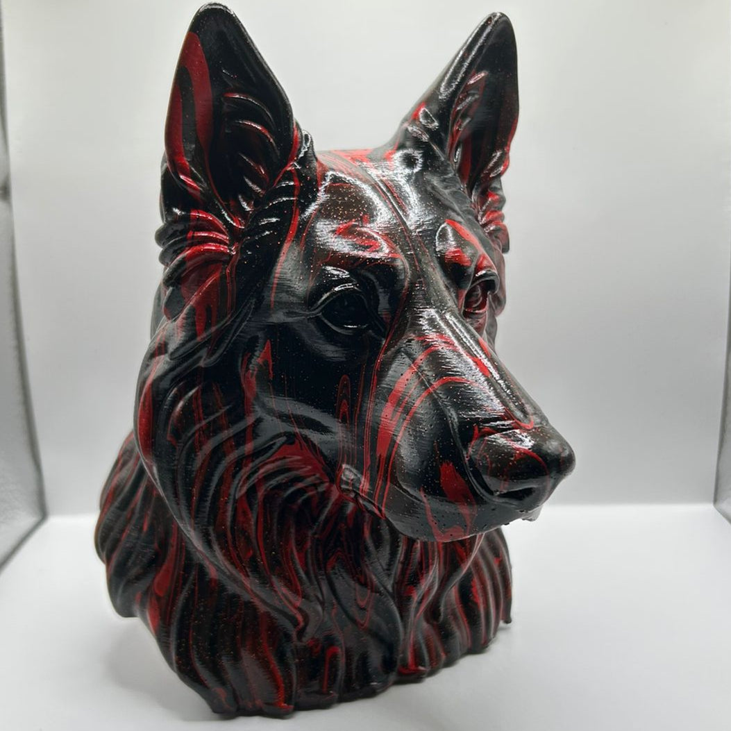 German Shepherd Bust