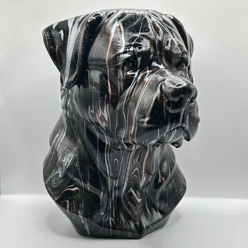 Rottweiler Head – Hand Painted
