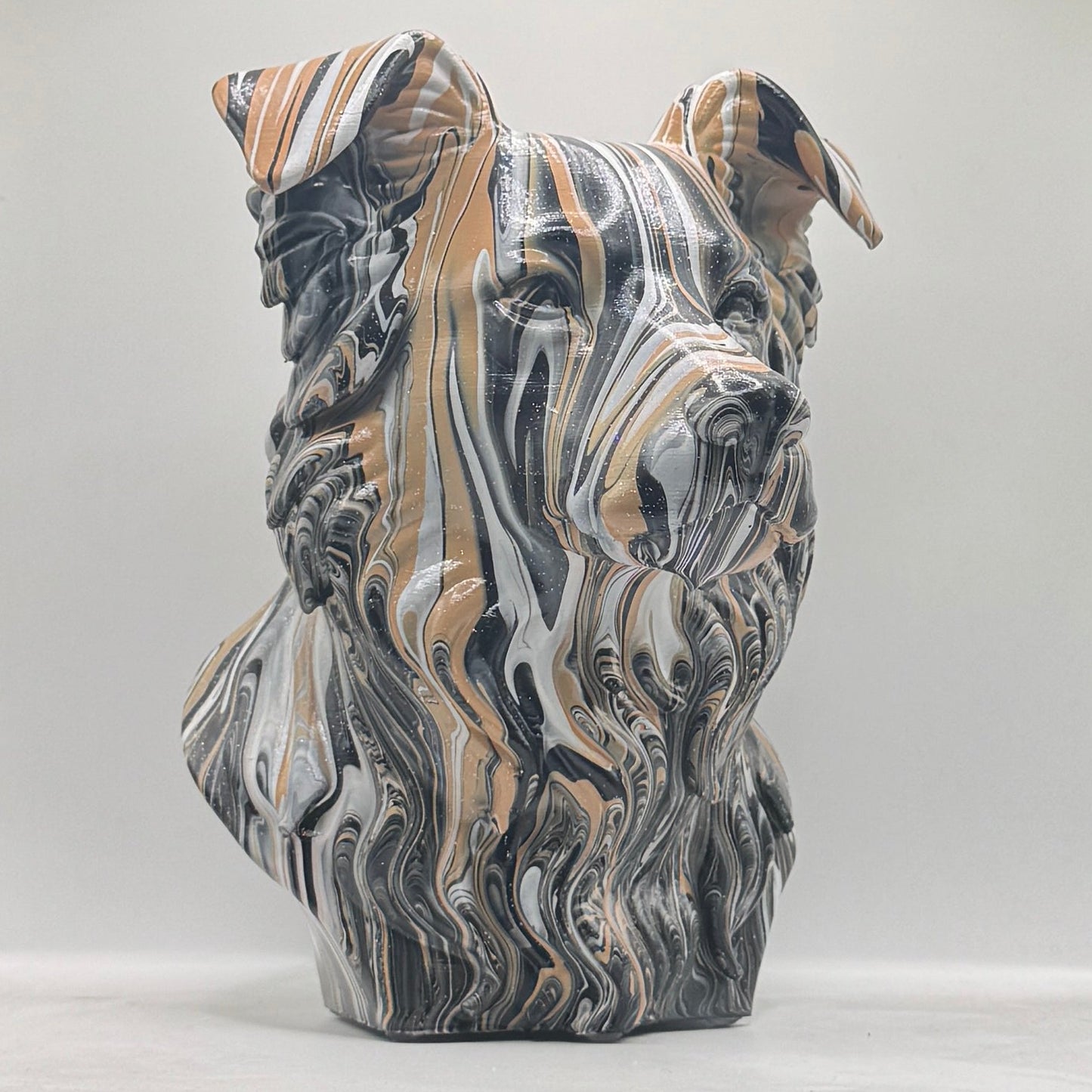 Border Collie Head – Hand Painted