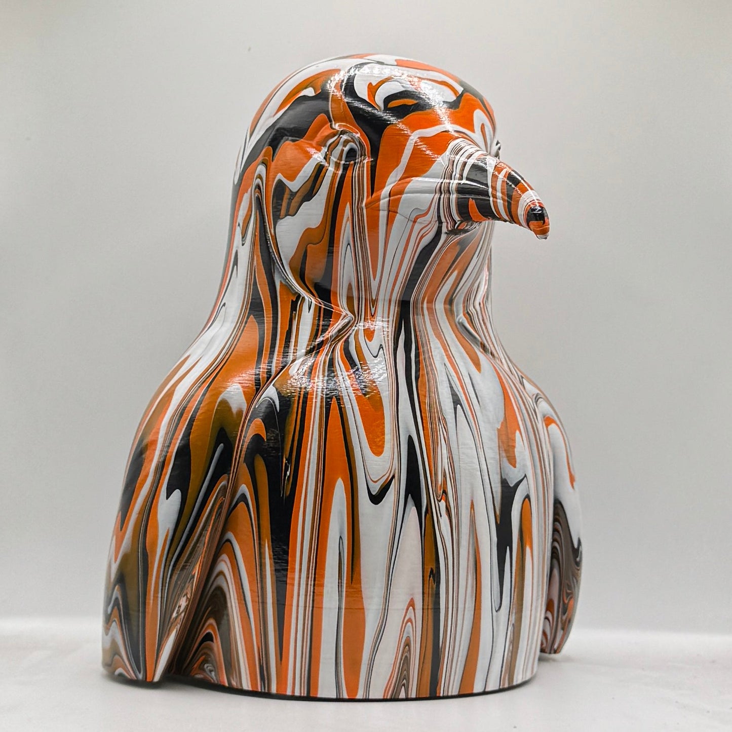Penguin Head – Hand Painted