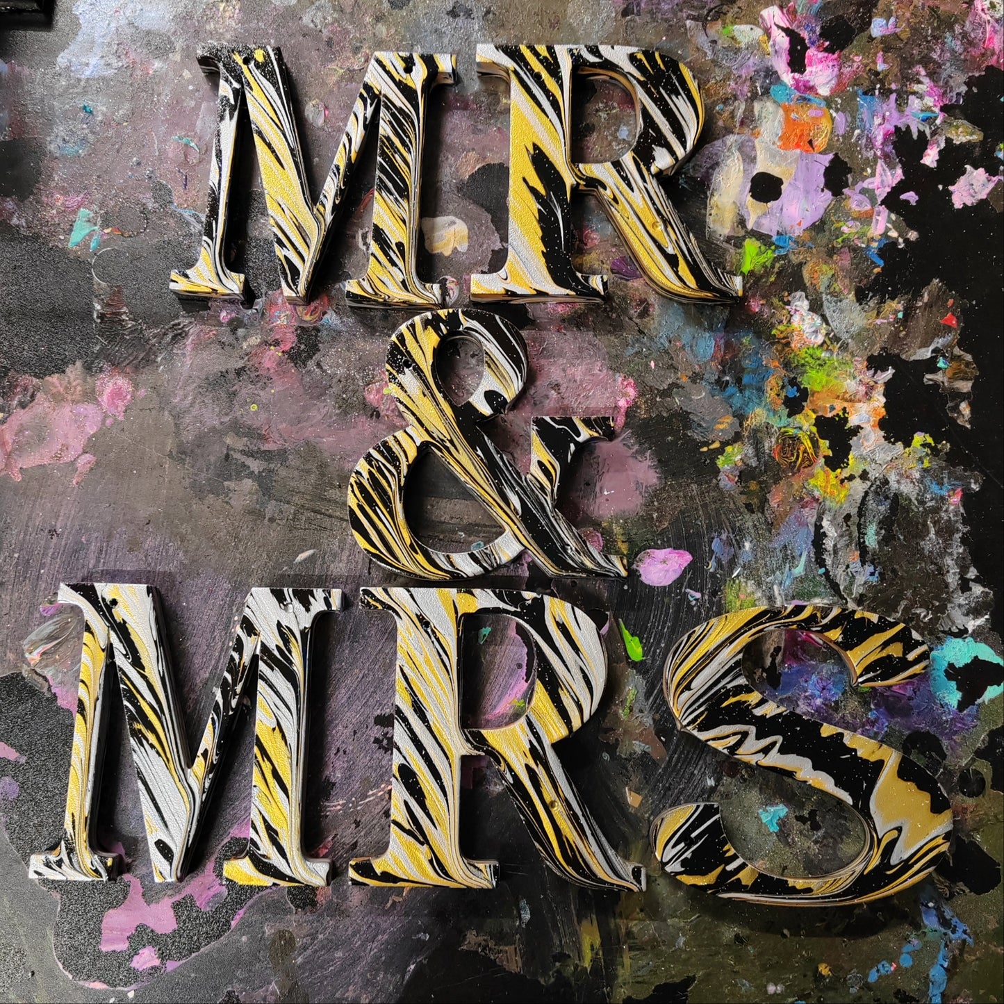Letters - Custom 3D Printed & Painted
