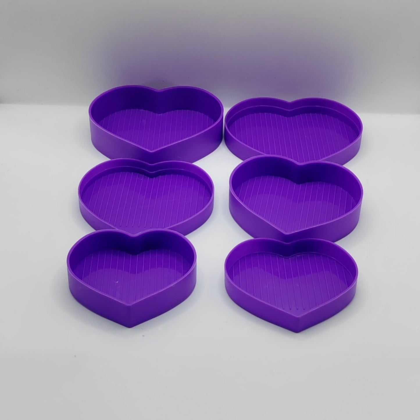 Heart Shaped Rhinestone Trays