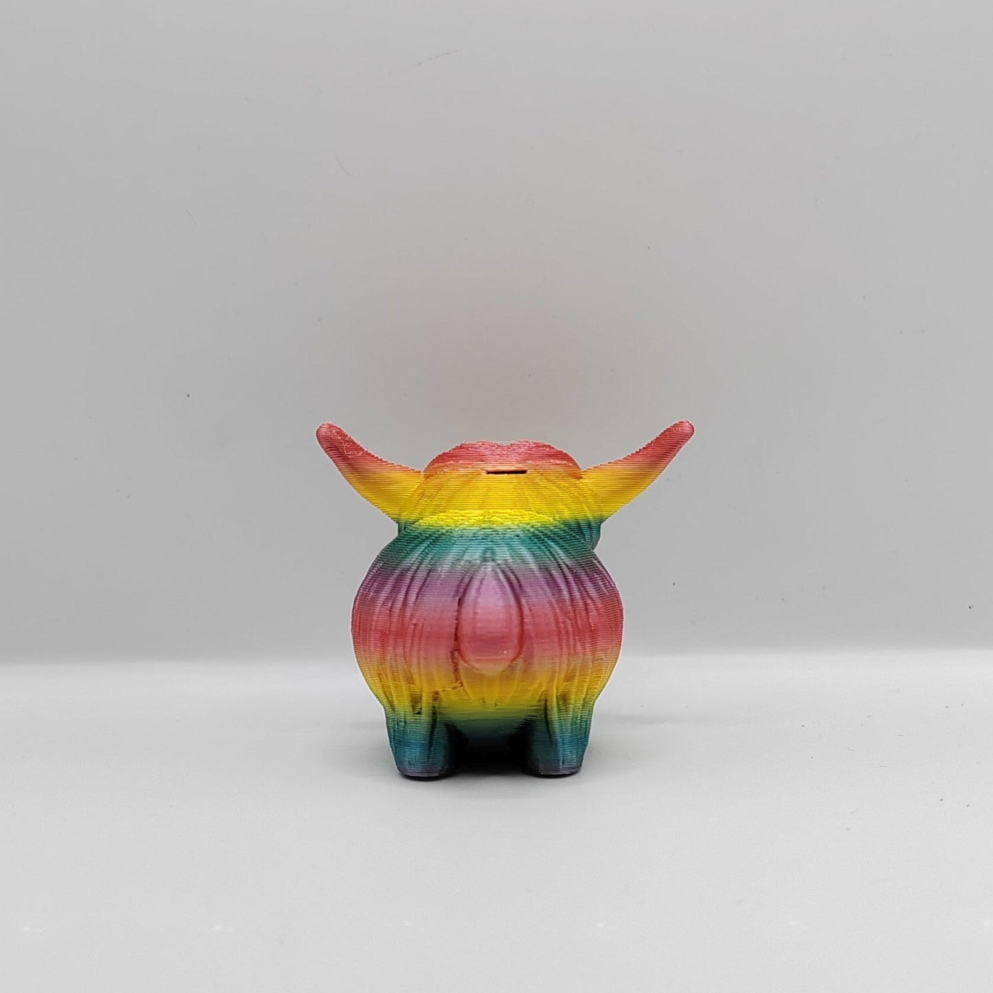 Rainbow Highland Cow