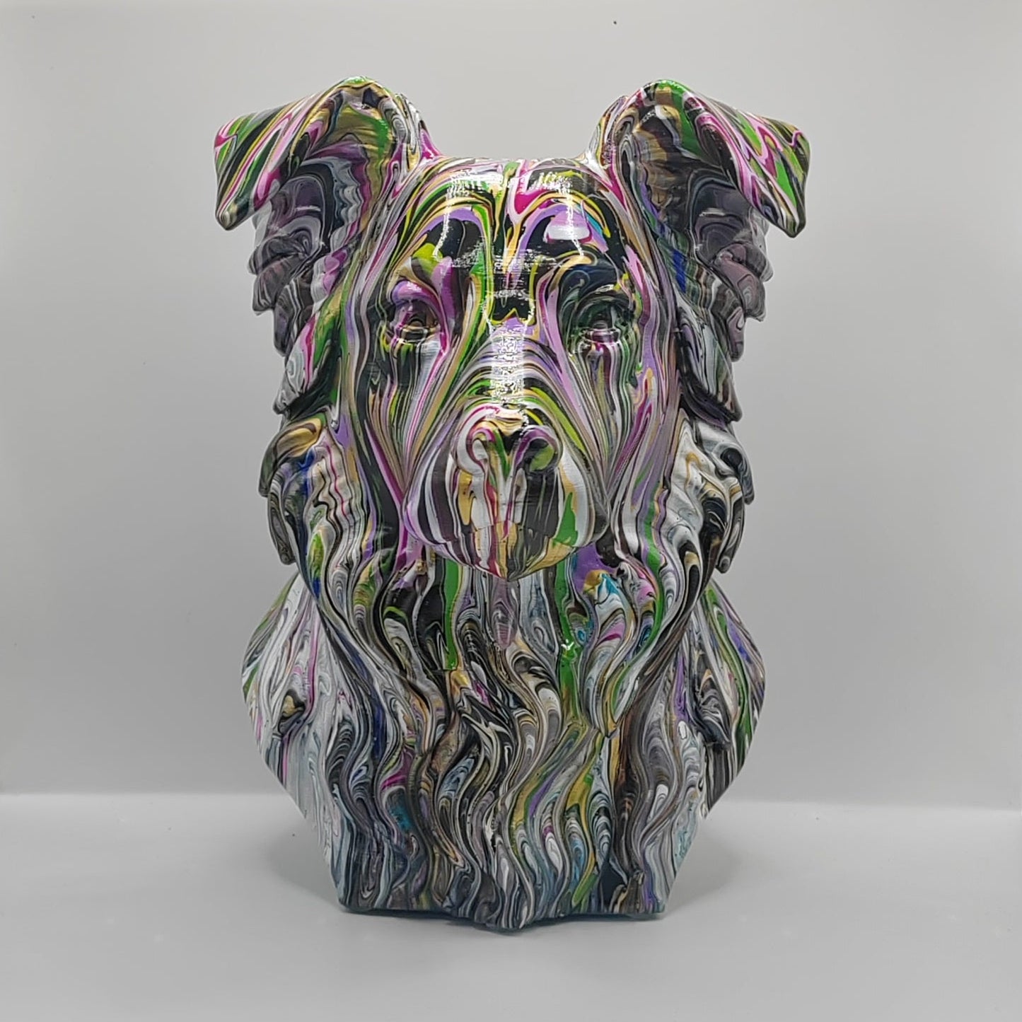 Border Collie Bust