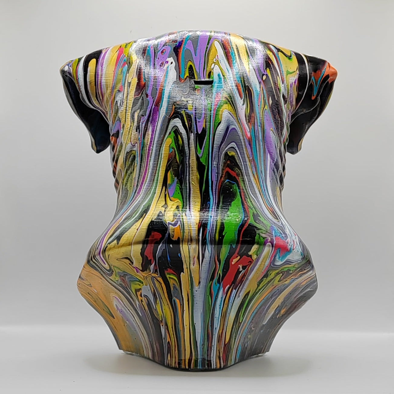 Border Terrier Head – Hand Painted