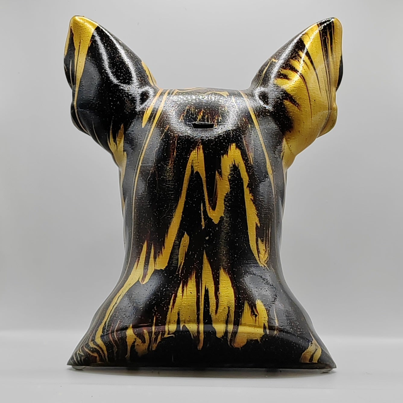 Miniature Pinscher Head – Hand Painted