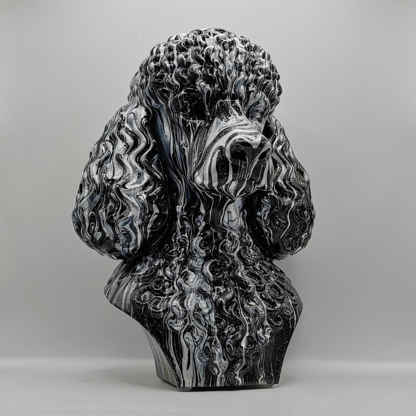 Poodle Head – Hand Painted