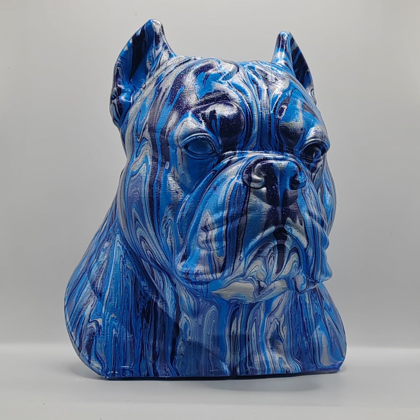 Pocket Bully Head – Hand Painted