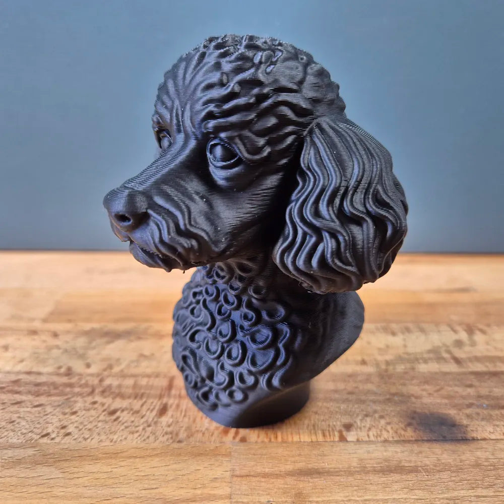 Miniature Poodle Bust