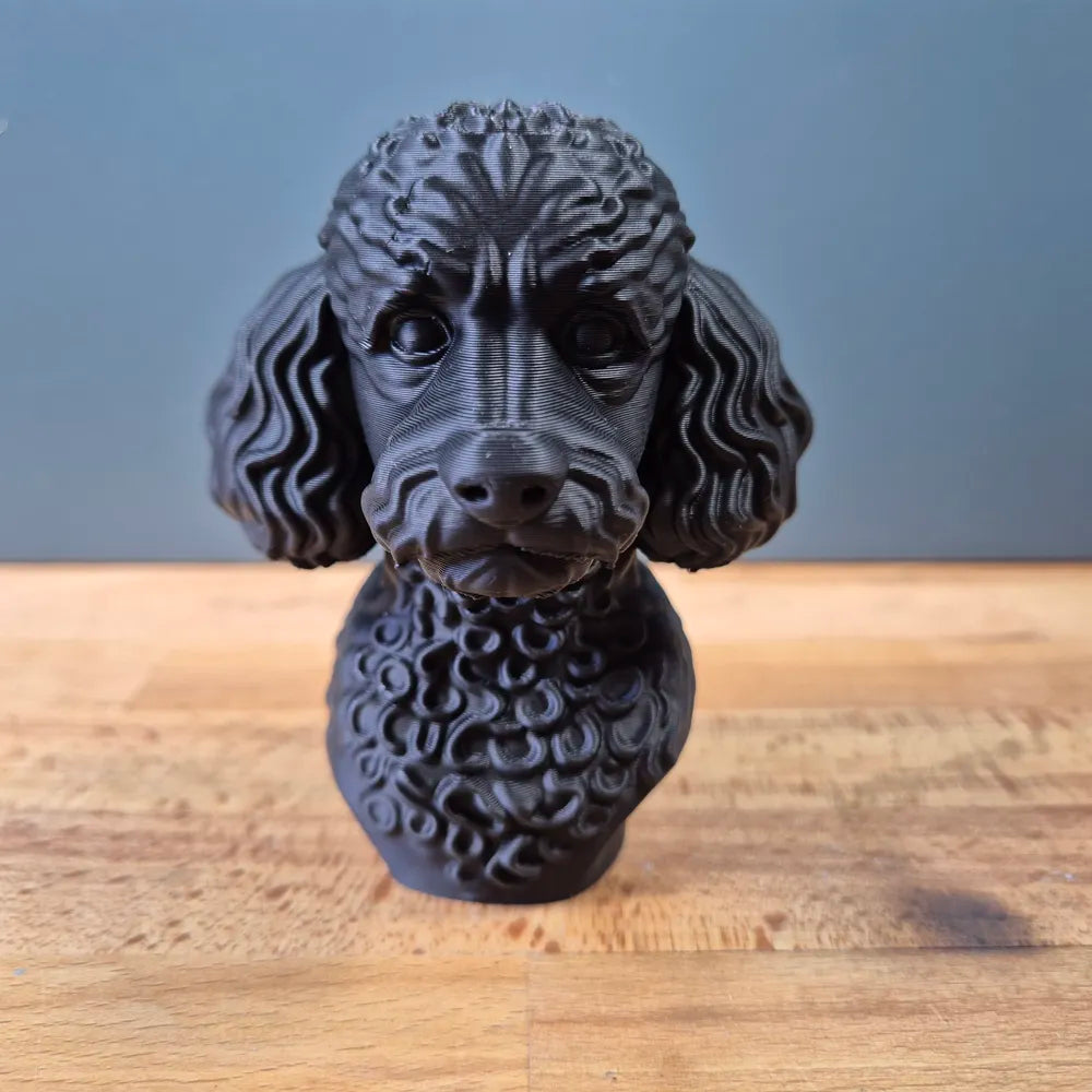 Miniature Poodle Bust