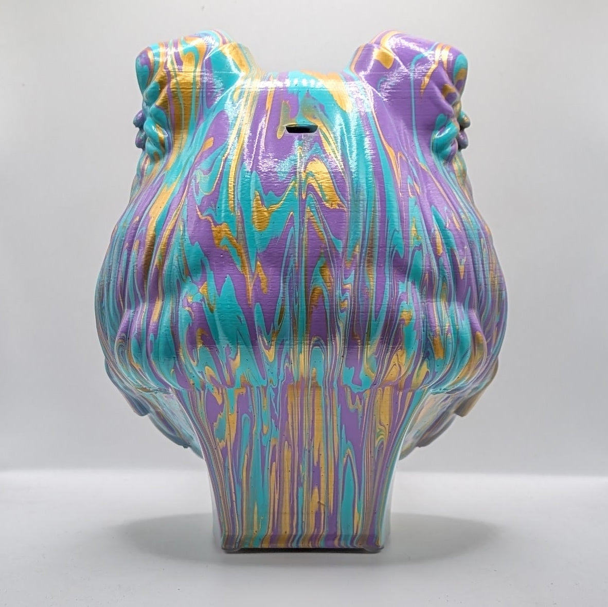 Rough Collie Head – Hand Painted