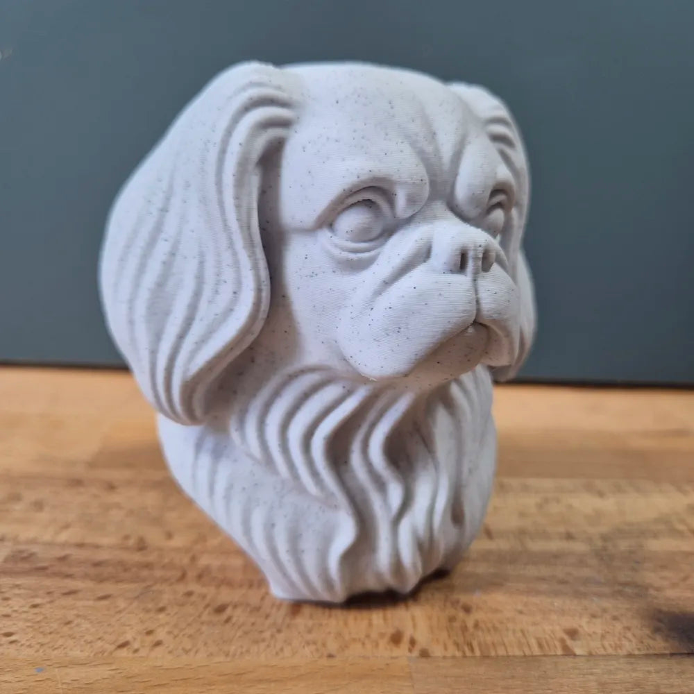 Pekingese Bust