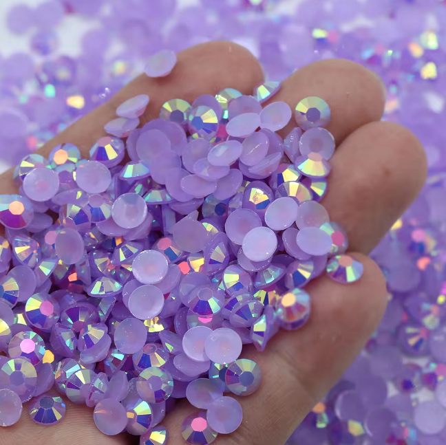 Lavender Purple Rhinestones 50g