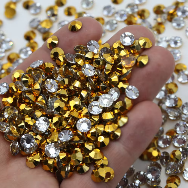 Egyptian Gold Rhinestones 50g