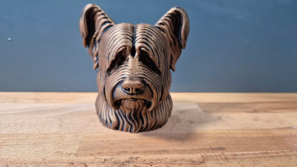 Skye Terrier Bust