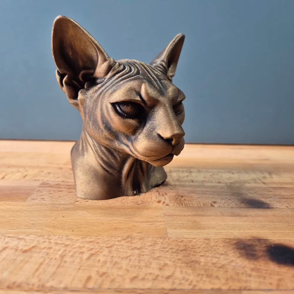 Sphynx Cat Bust