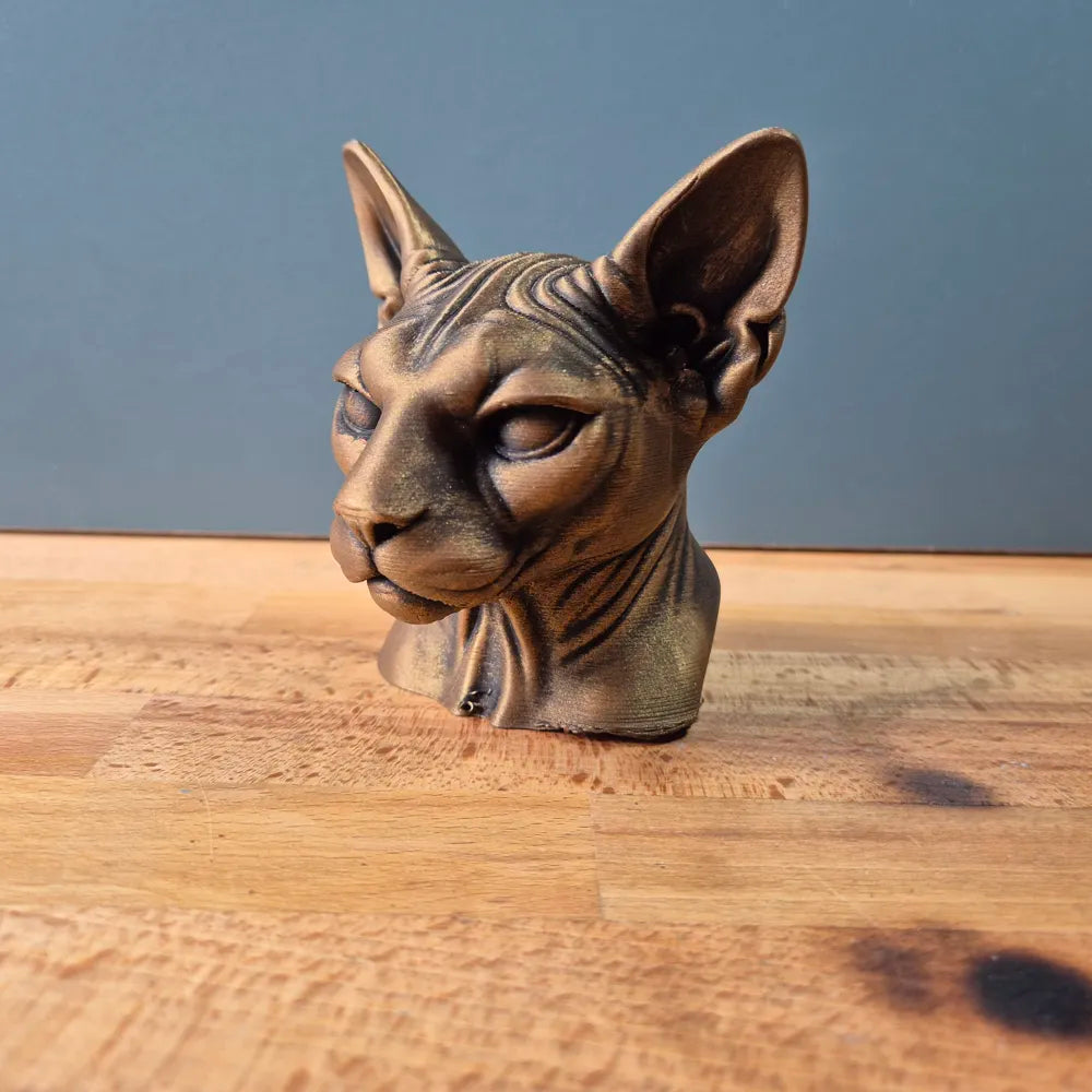 Sphynx Cat Bust