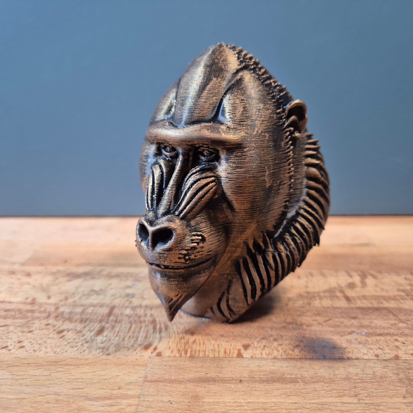 Mandril Monkey Bust