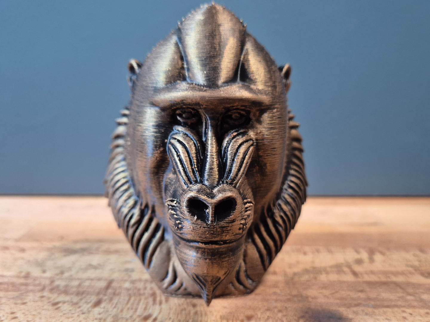 Mandril Monkey Bust