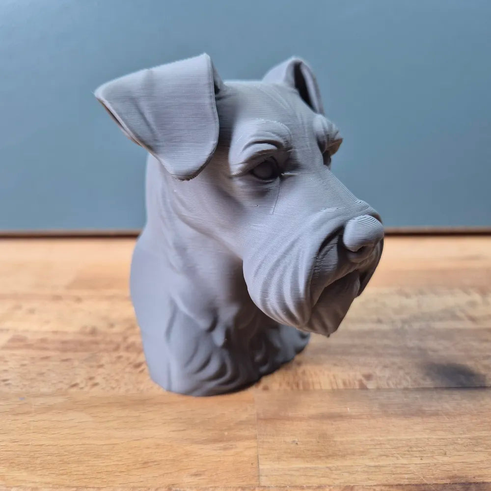 Miniature Schnauzer Bust