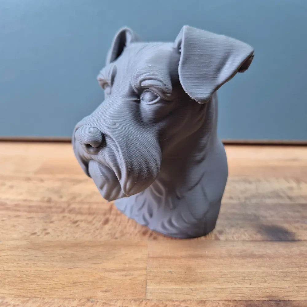 Miniature Schnauzer Bust