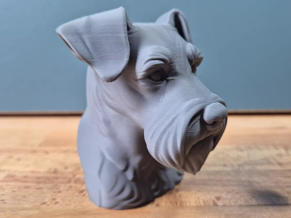 Miniature Schnauzer Bust