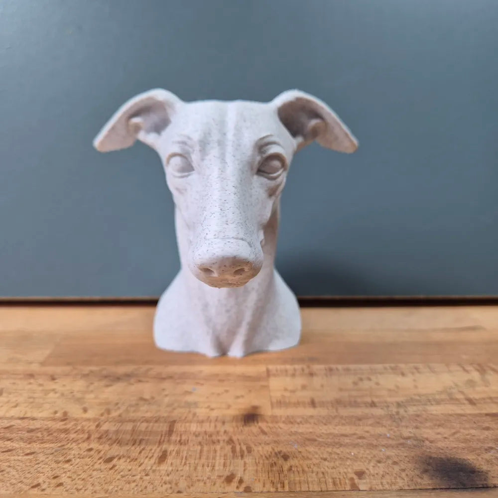 Whippet Bust