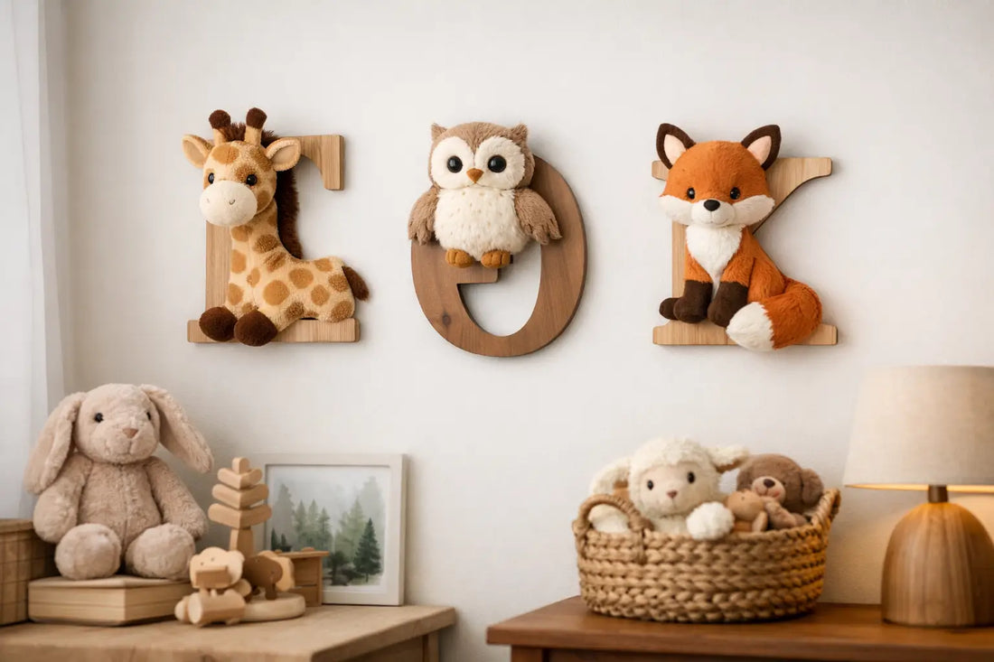 Animal Letter Wall Decor That Feels Personal