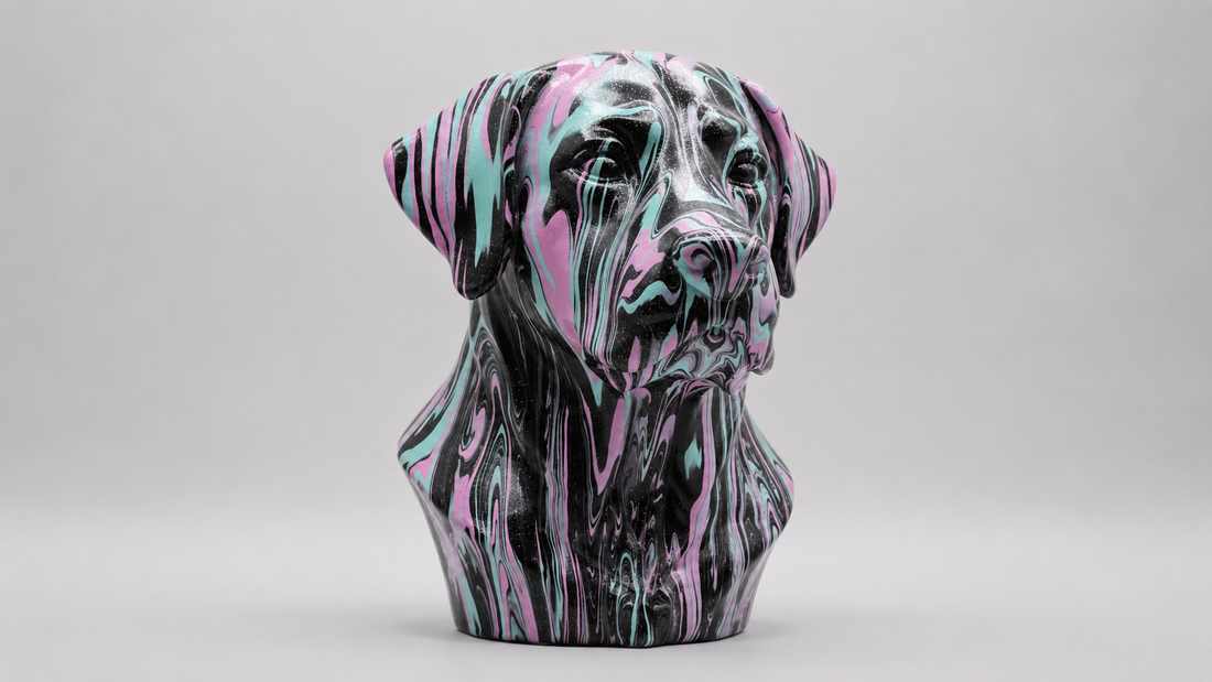 Why a Hand Painted Dog Bust Feels Special