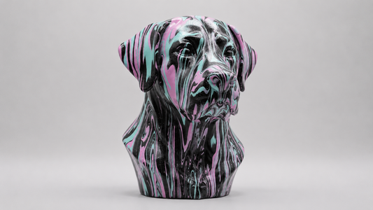 Why a Hand Painted Dog Bust Feels Special