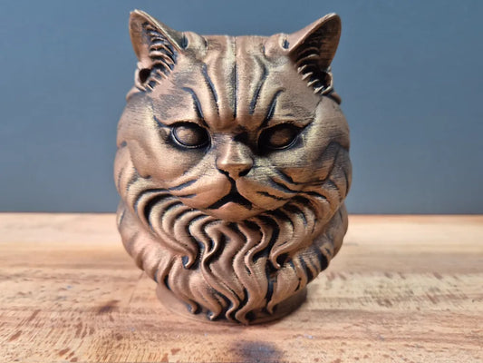 British Longhair Cat Bust