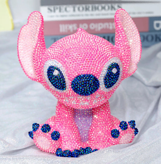 3D Stitch Crystal Art Rhinestone Kit - Pink
