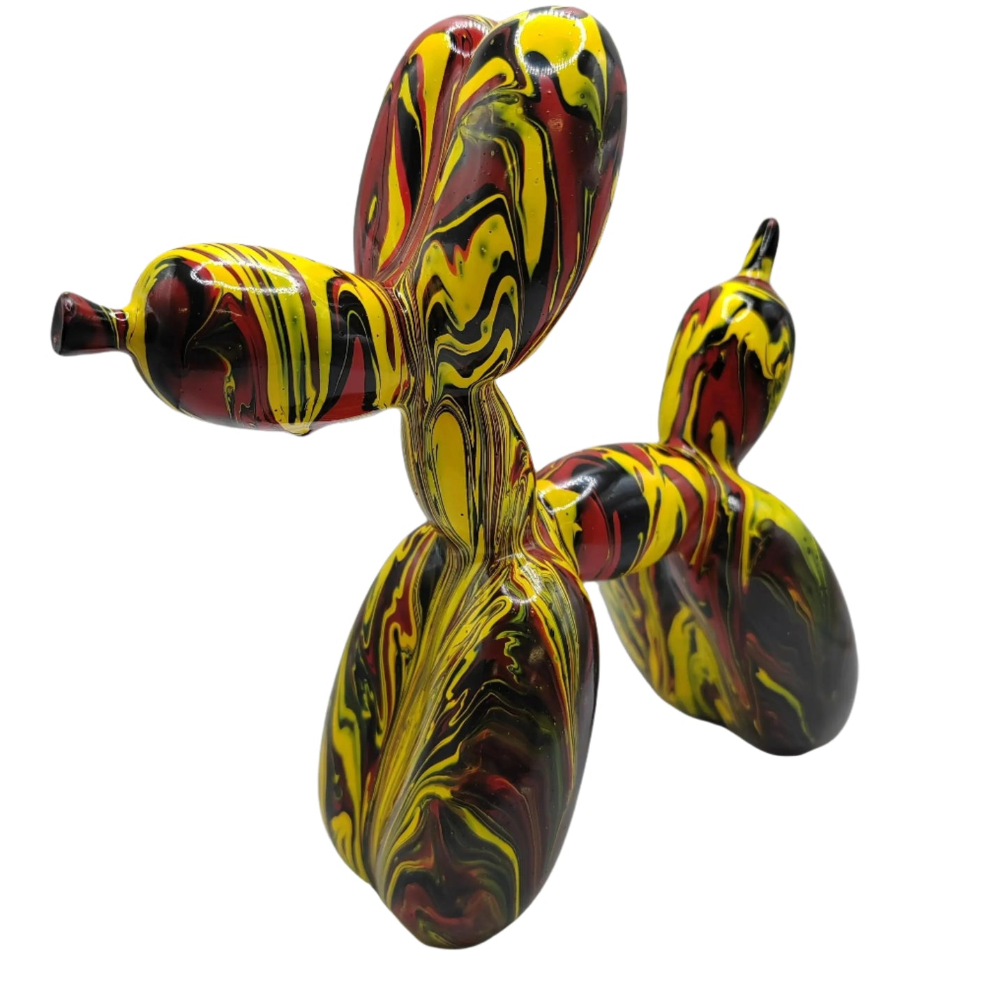 Balloon Dog Painting Kit. 3 Paint Colours (Your Choice) + Silicone Cup fluid dog