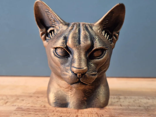 Abyssinian Cat Bust