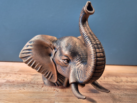 African Elephant Bust