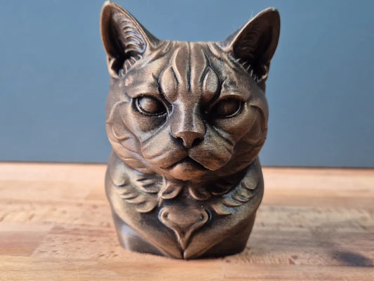 American Shorthair Cat Bust