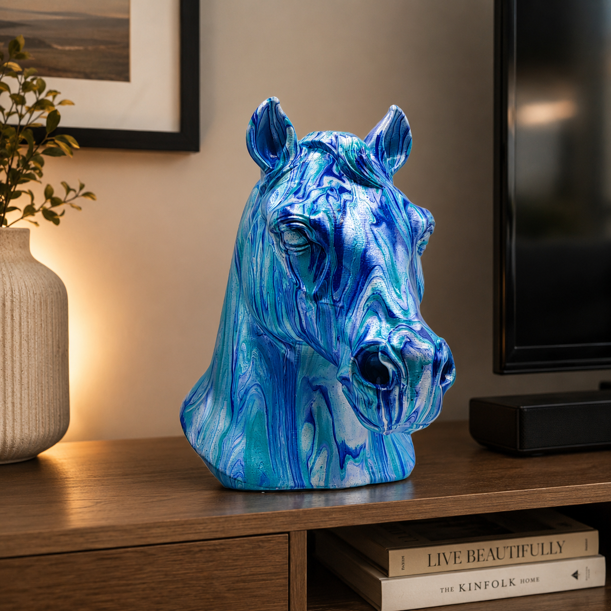 Horse Head – Hand Painted
