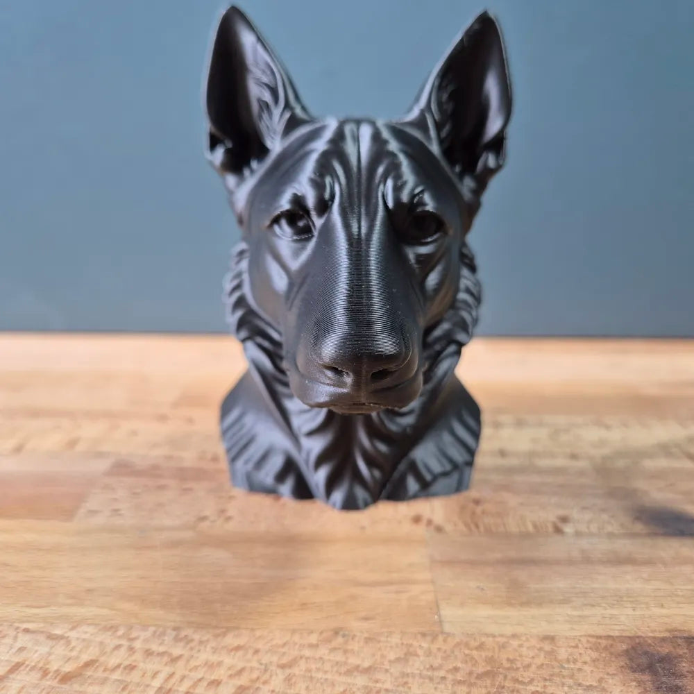 Dutch Shepherd Head – Hand Painted