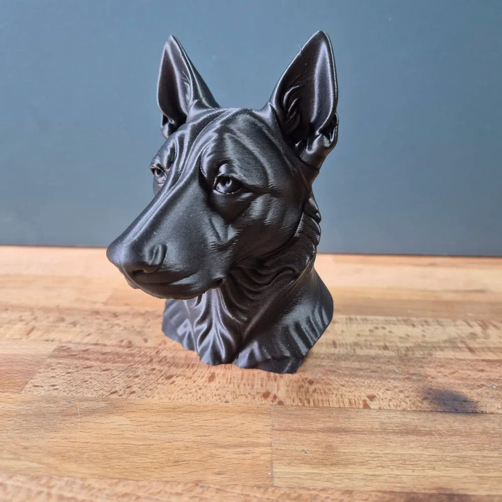Dutch Shepherd Head – Hand Painted